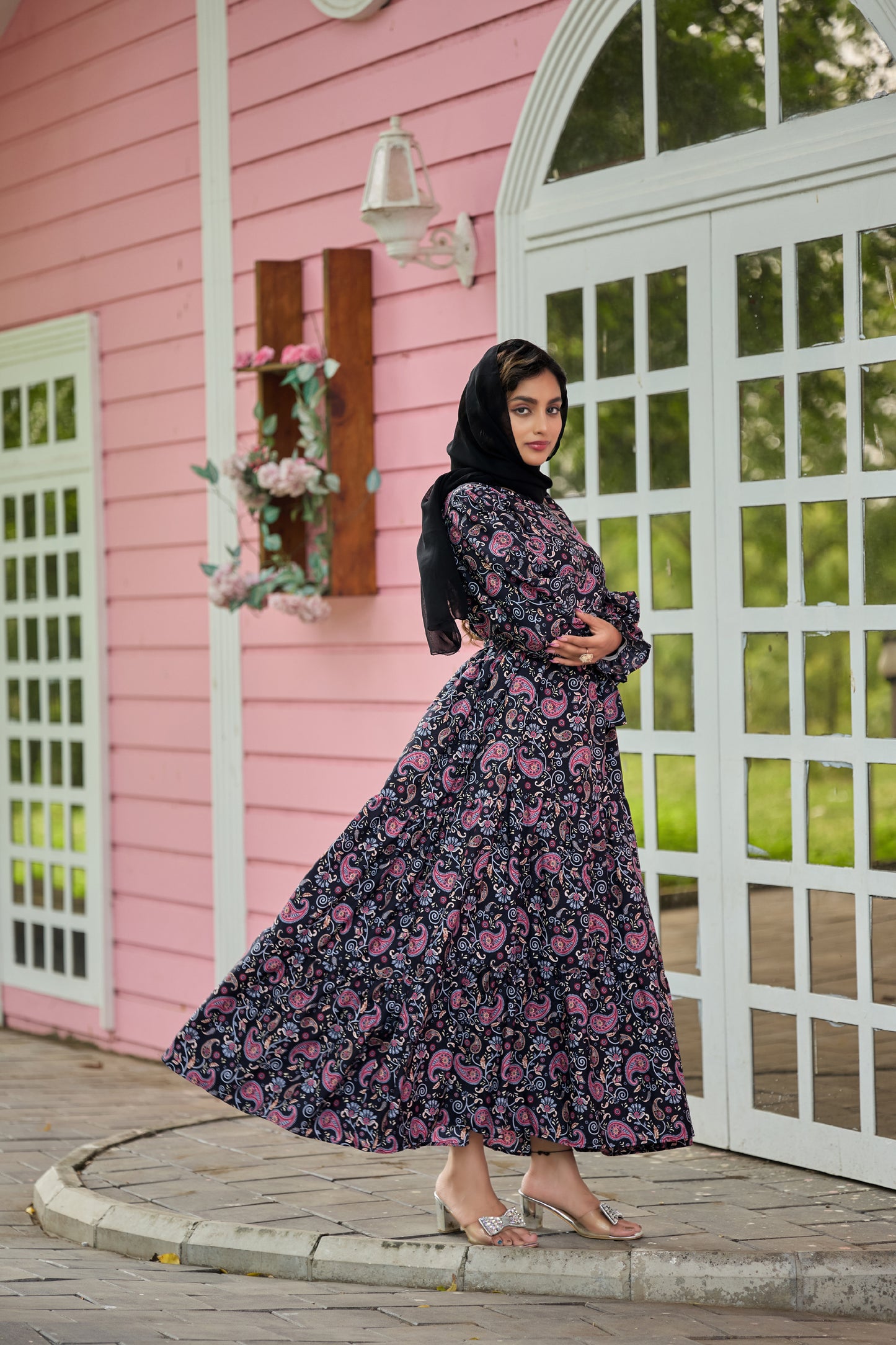 Abaya Dress Made with Crepe Fabric for Women and Girl's Abaya