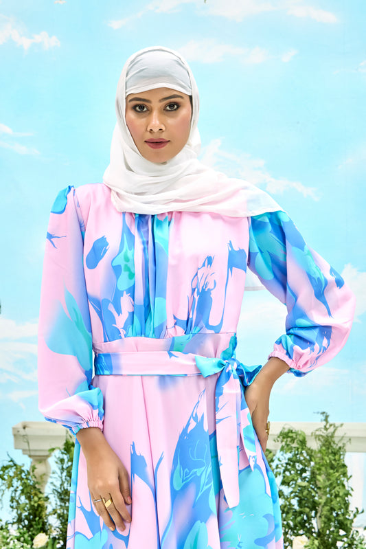 Abaya Nida Fabric Full Sleeve Length Stylish Abaya Dress for Women for Girls