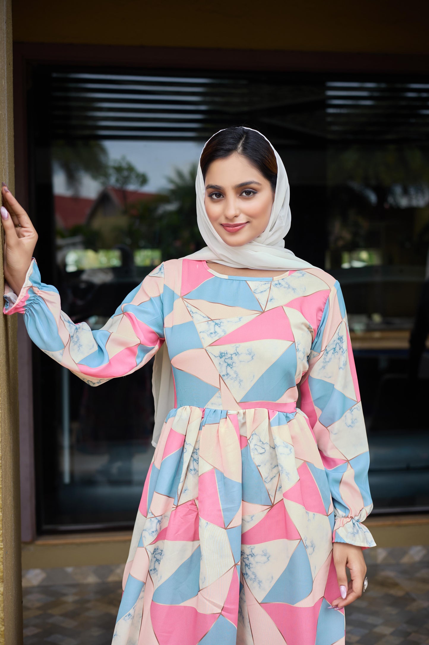 NIDA PRINT ABAYA FOR GIRL'S OR WOMEN