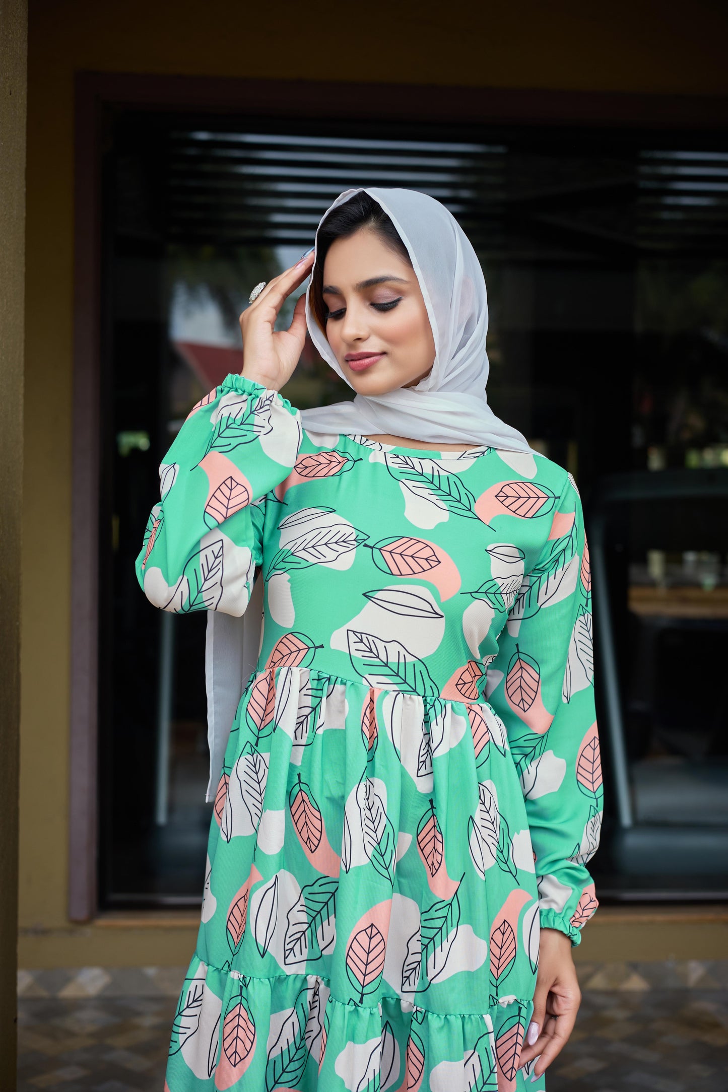 SARINKU Abaya Nida Fabric Dress for Women for Girls Abaya