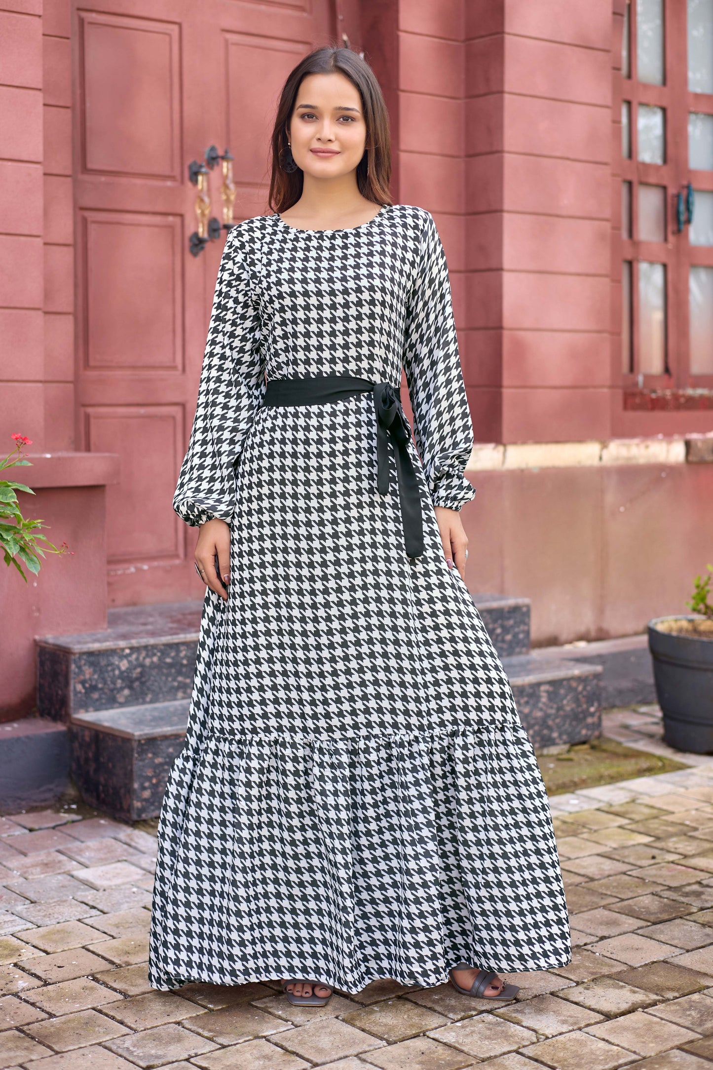 Abaya Nida Fabric Full Sleeve Length Stylish Abaya Dress