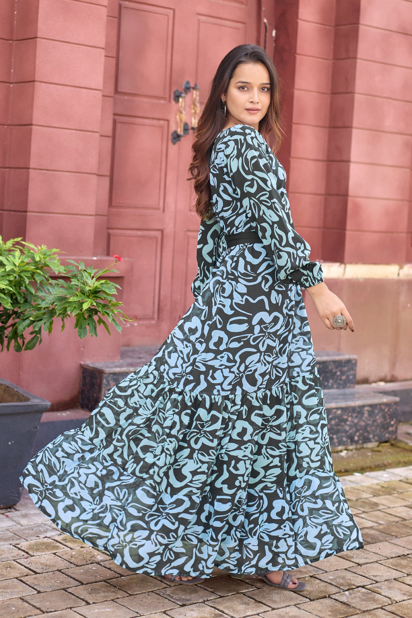 Abaya Georgette Full Sleeve Length Stylish Abaya Dress for Women for Girl