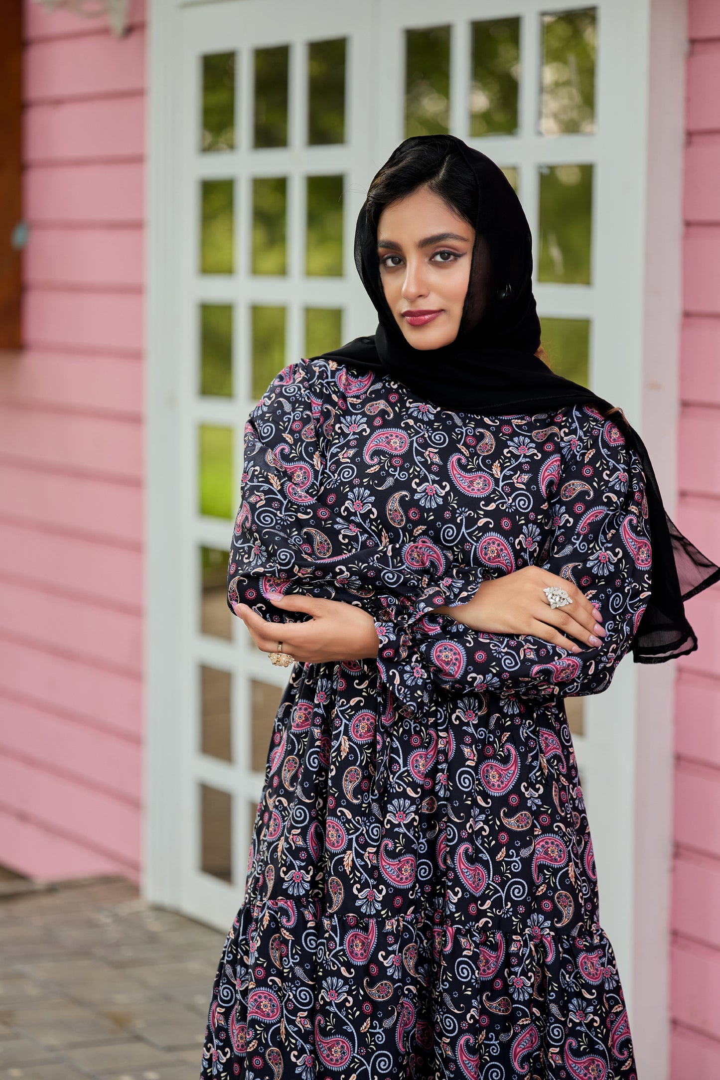 Abaya Dress Made with Crepe Fabric for Women and Girl's Abaya