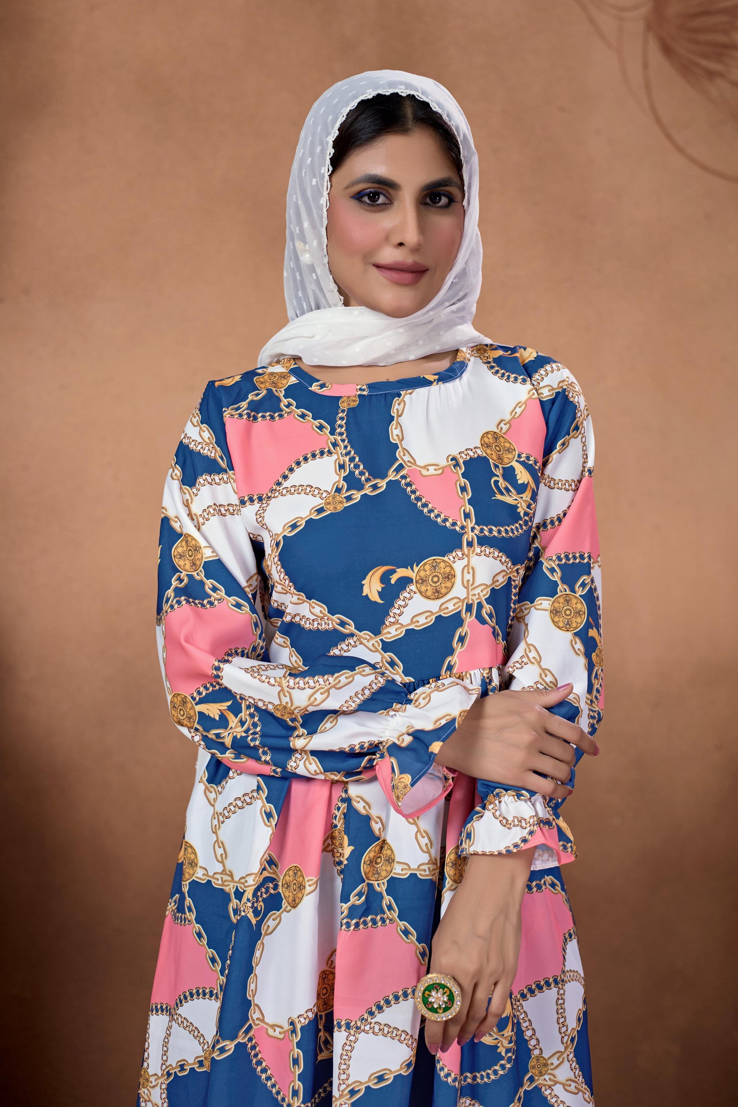 SARINKU Nida Abaya  without Hijab Multicolor