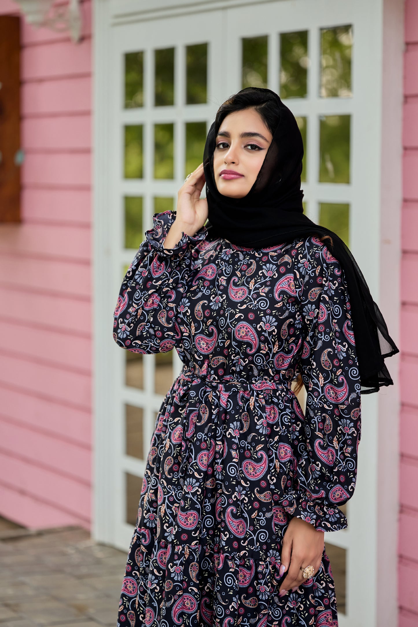 Abaya Dress Made with Crepe Fabric for Women and Girl's Abaya