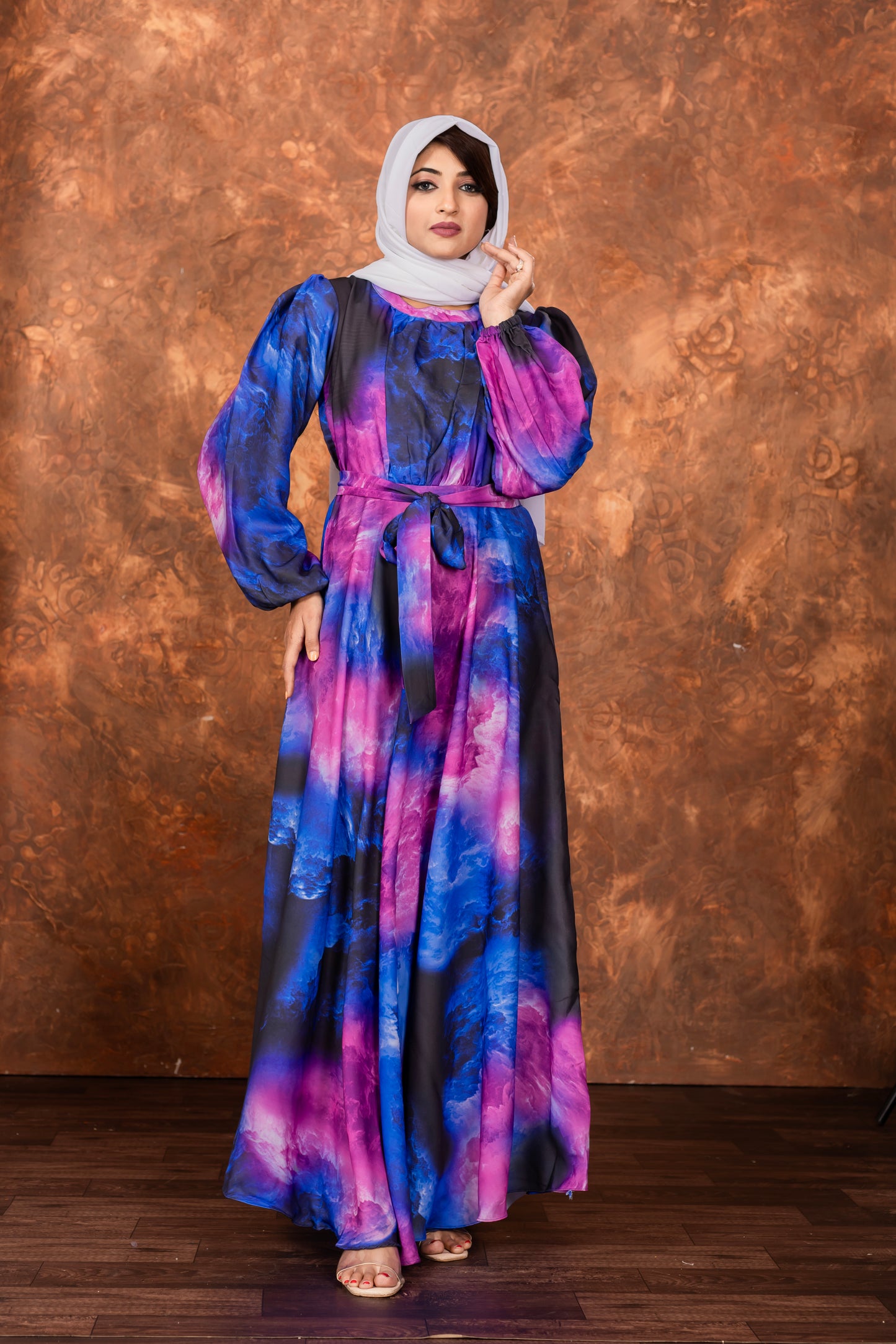 Abaya Nida Fabric Full Sleeve Length Stylish Abaya Dress for Women for Girls