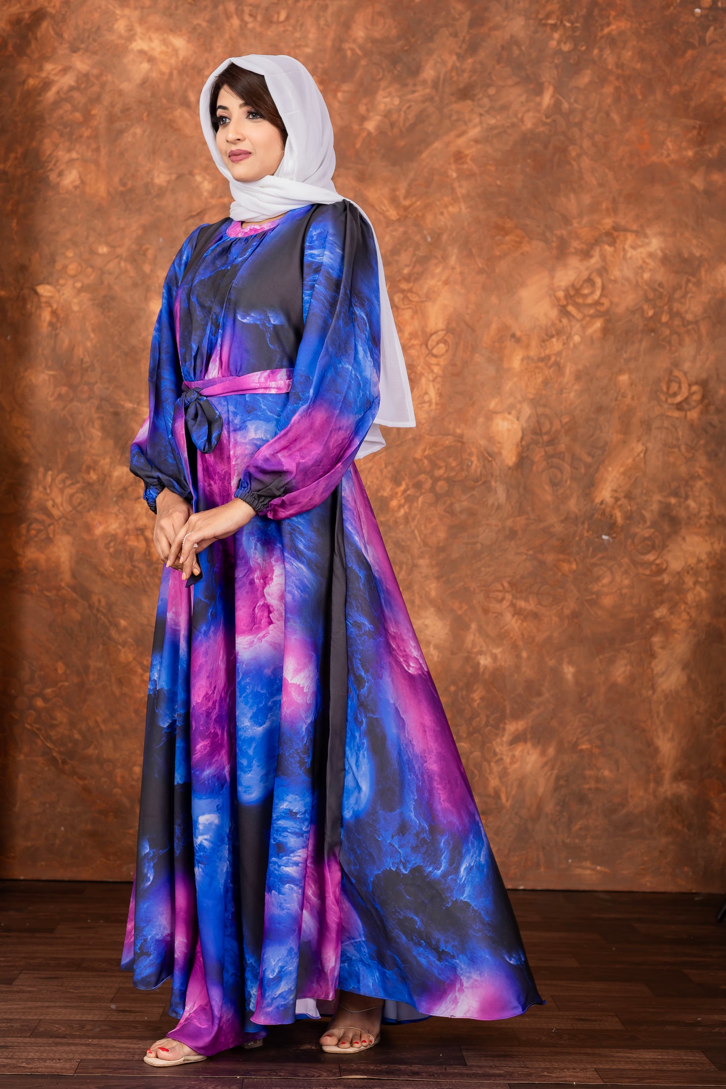 Abaya Nida Fabric Full Sleeve Length Stylish Abaya Dress for Women for Girls