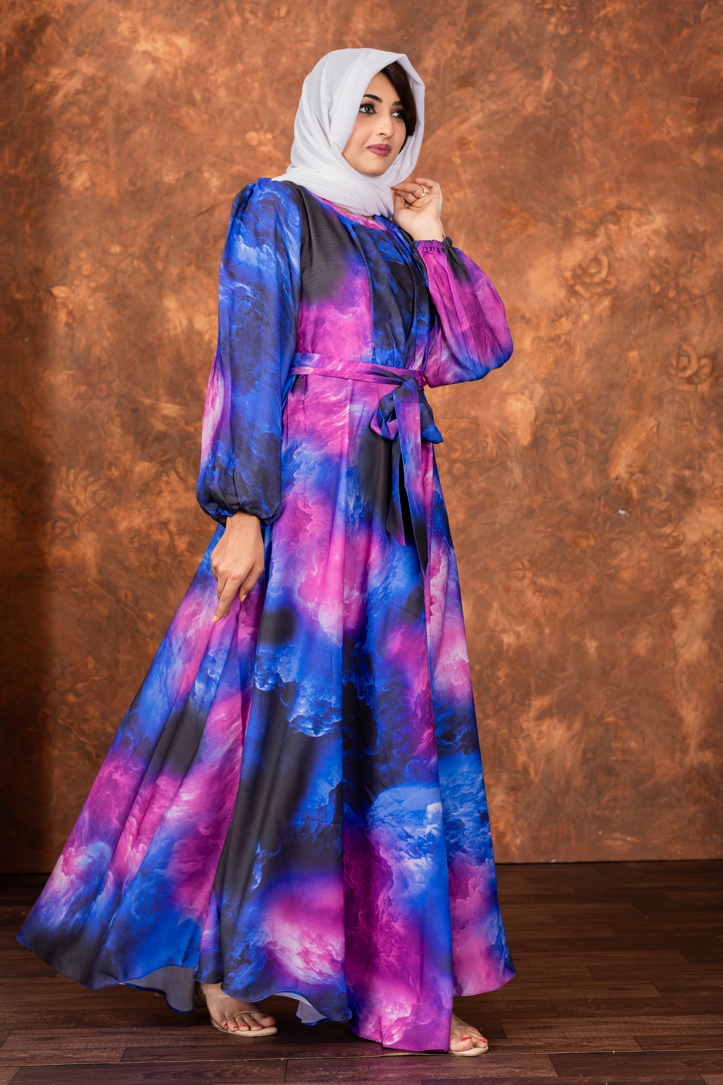 Abaya Nida Fabric Full Sleeve Length Stylish Abaya Dress for Women for Girls