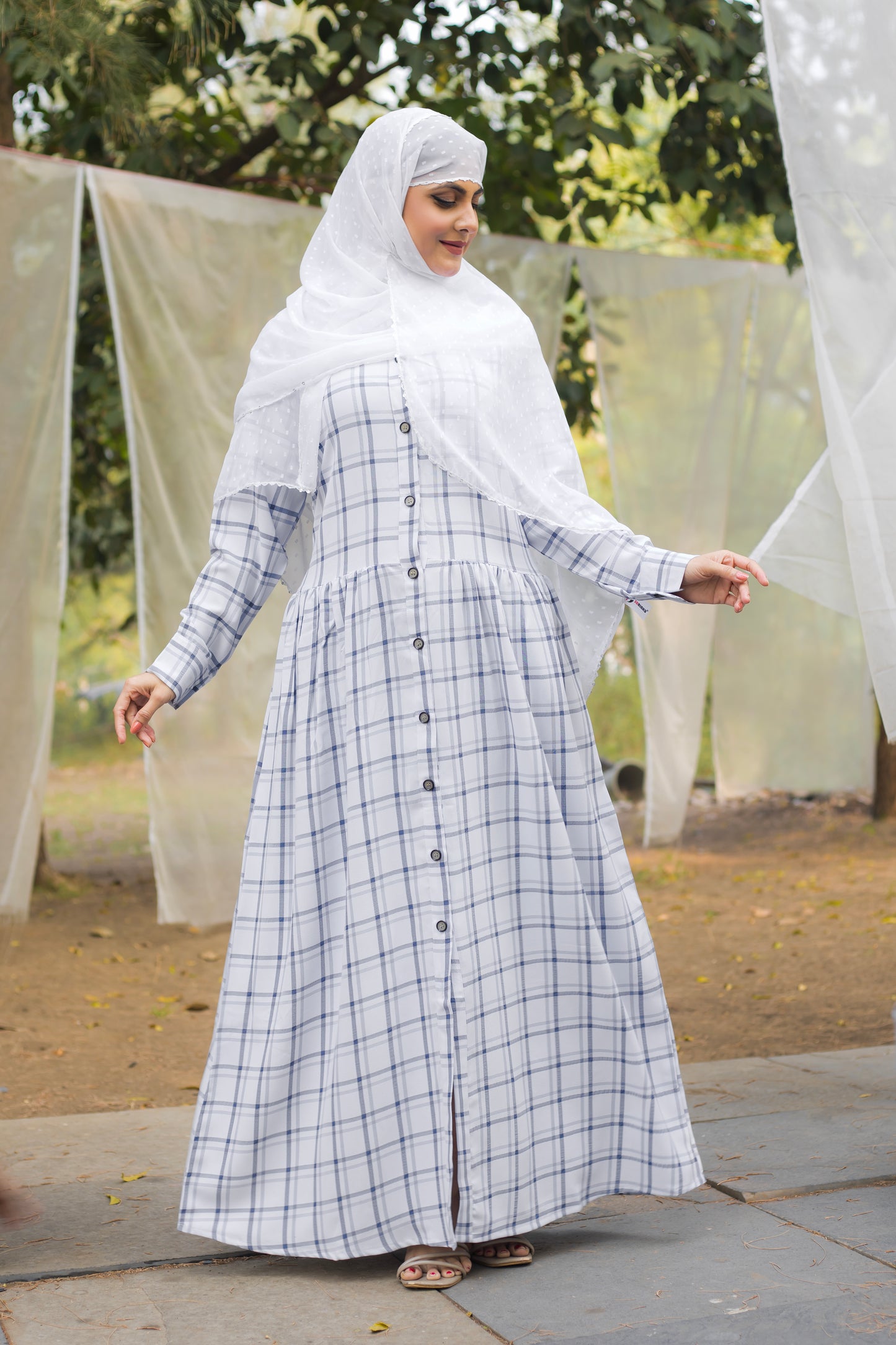 Women's Abaya Dress Fabric Cotton for Women and Girl's Abaya
