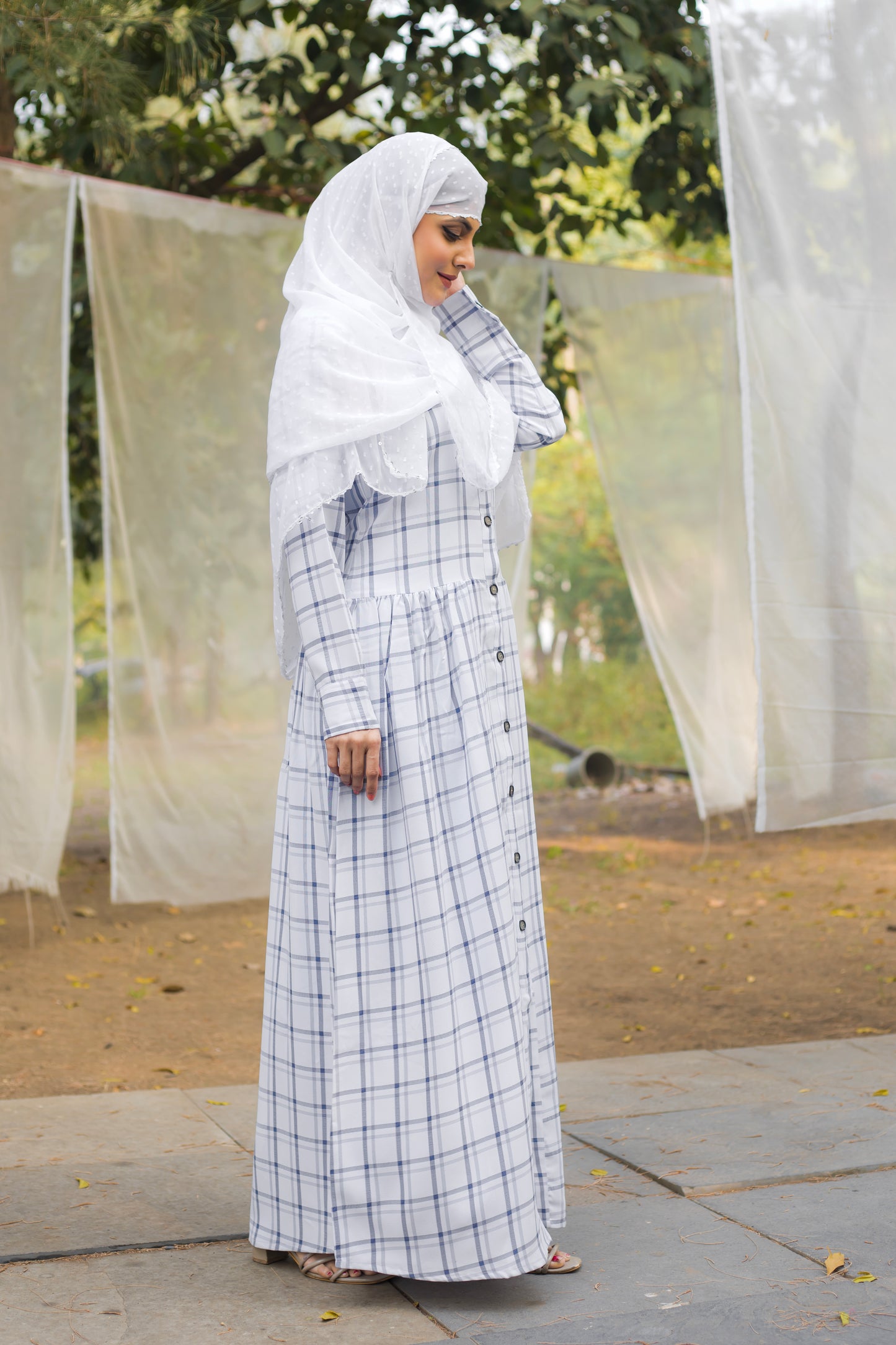 Women's Abaya Dress Fabric Cotton for Women and Girl's Abaya