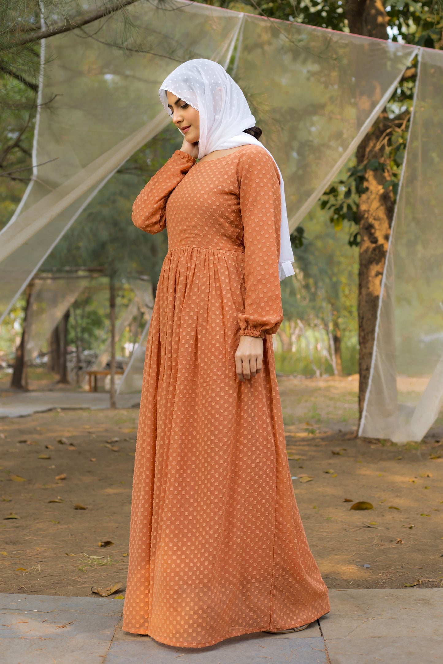 Women's Abaya Dress Fabric Georgette for Women and Girl's Abaya