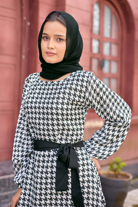Abaya Nida Fabric Full Sleeve Length Stylish Abaya Dress