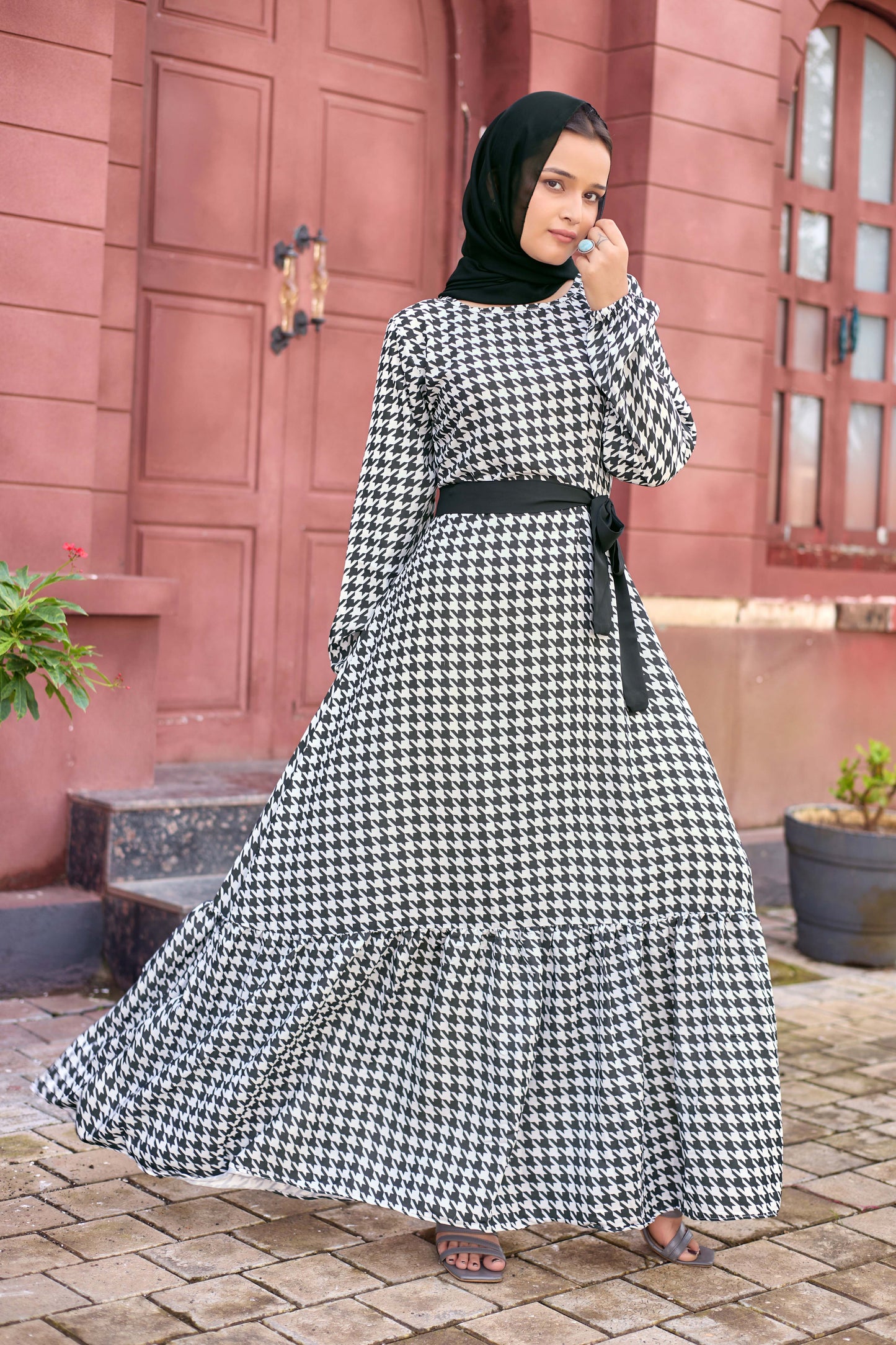 Abaya Nida Fabric Full Sleeve Length Stylish Abaya Dress