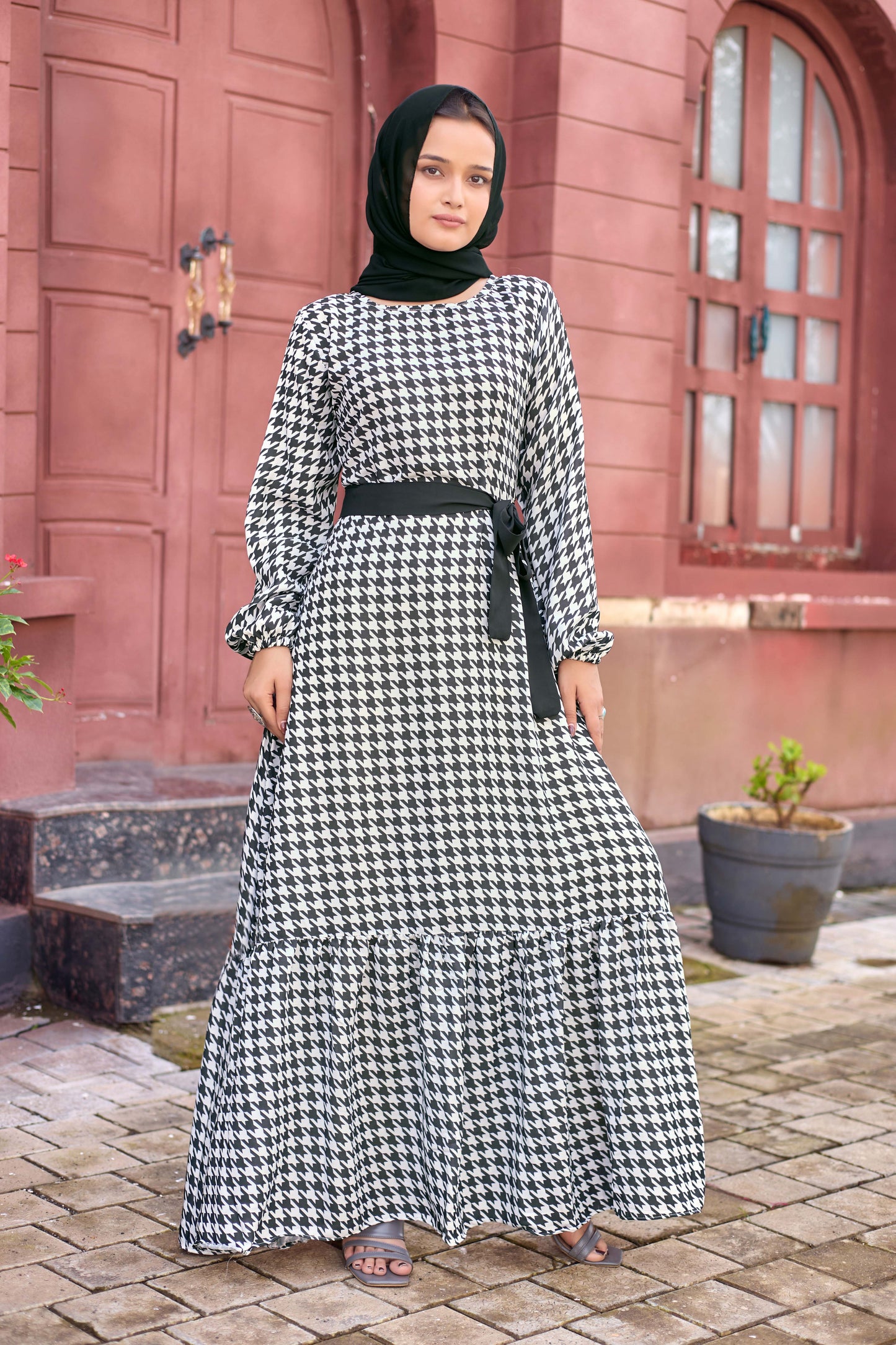Abaya Nida Fabric Full Sleeve Length Stylish Abaya Dress