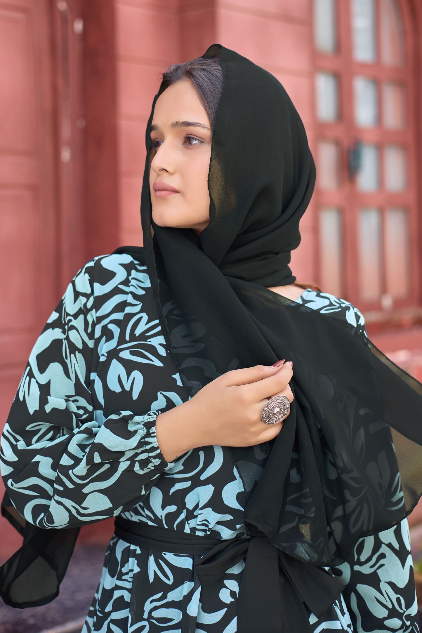 Abaya Georgette Full Sleeve Length Stylish Abaya Dress for Women for Girl