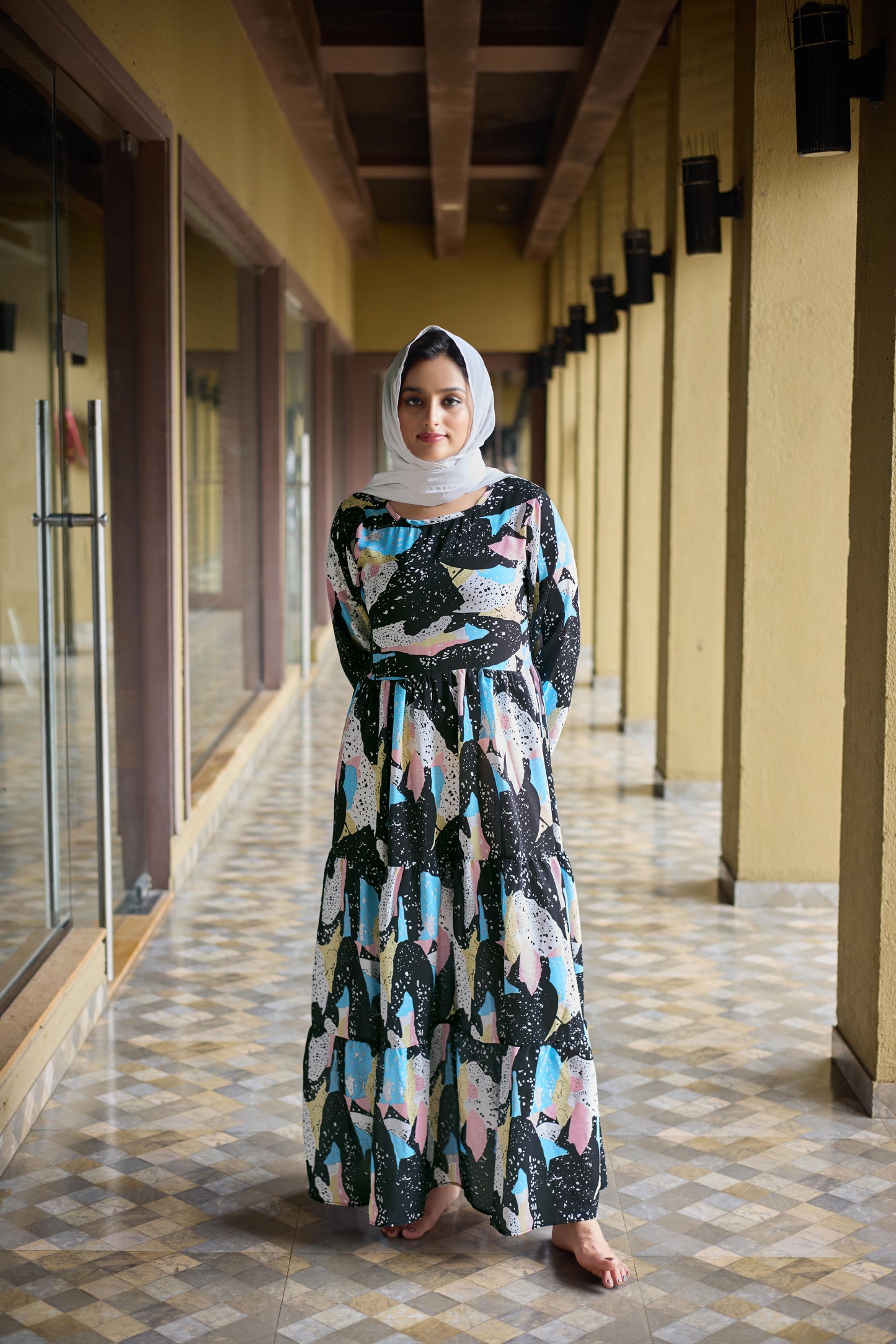 SARINKU Abaya NIDA Fabric Full Sleeve Length Stylish Abaya Dress for Women & Girl's