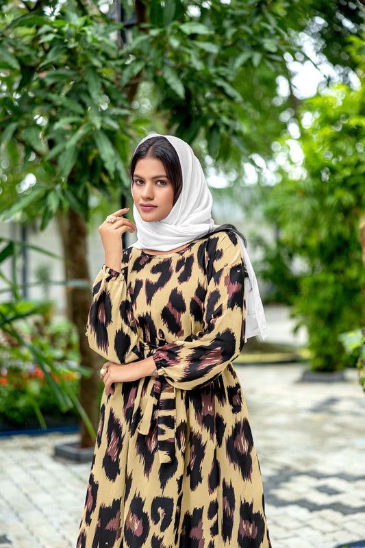 Abaya Nida Fabric Full Sleeve Length Stylish Abaya Dress for Women for Girl's