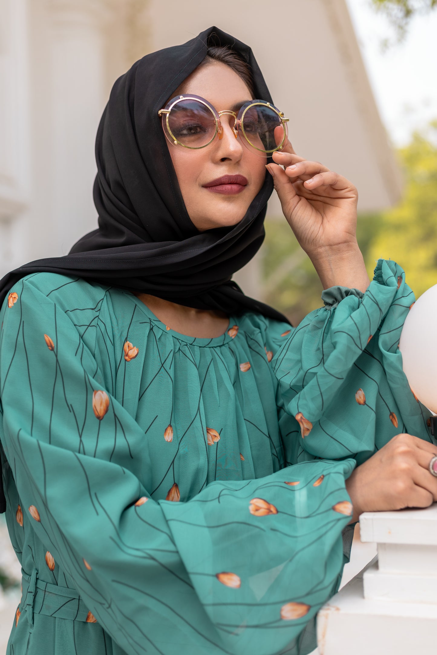 Women's Abaya Dress Fabric Georgette for Women and Girl's Abaya