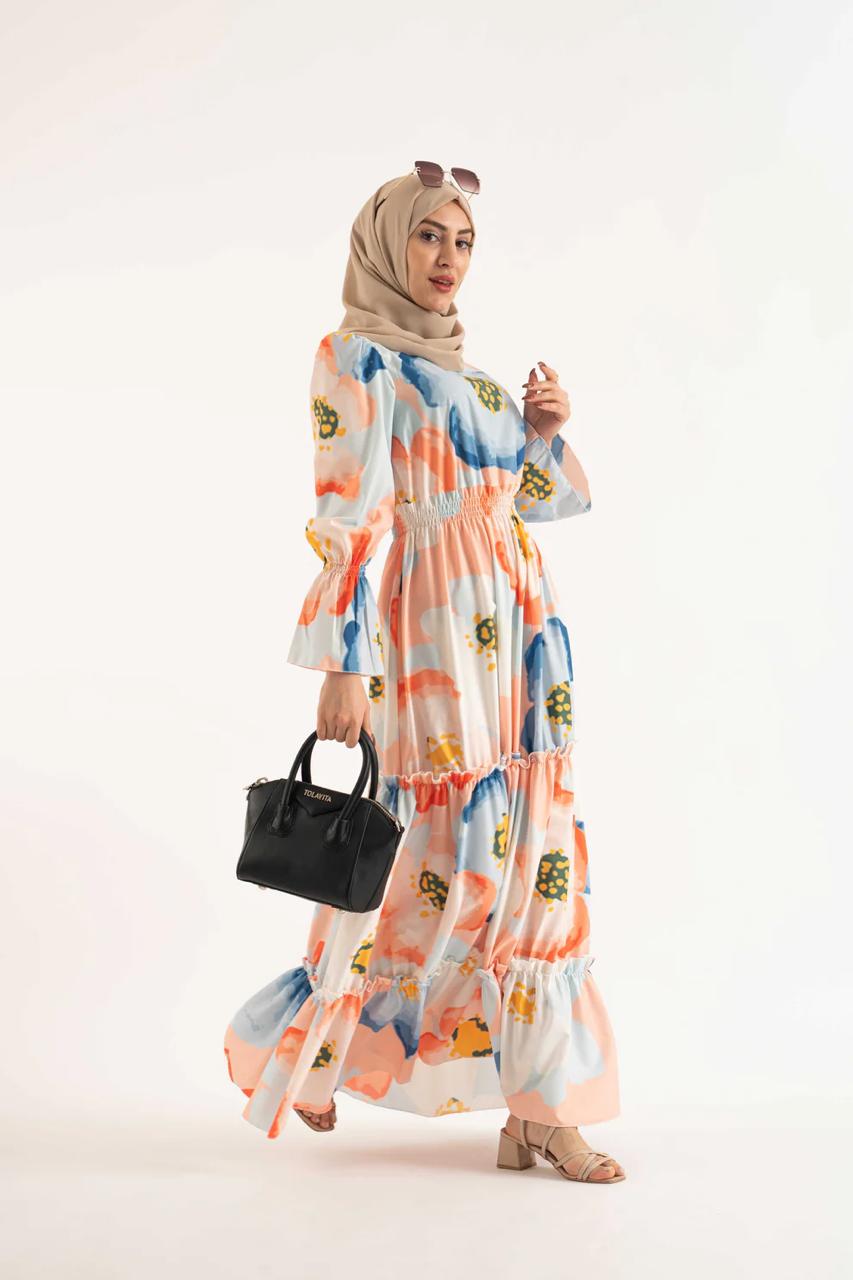 Abaya Nida Fabric Full Sleeve Length Stylish Abaya Dress for Women for Girls