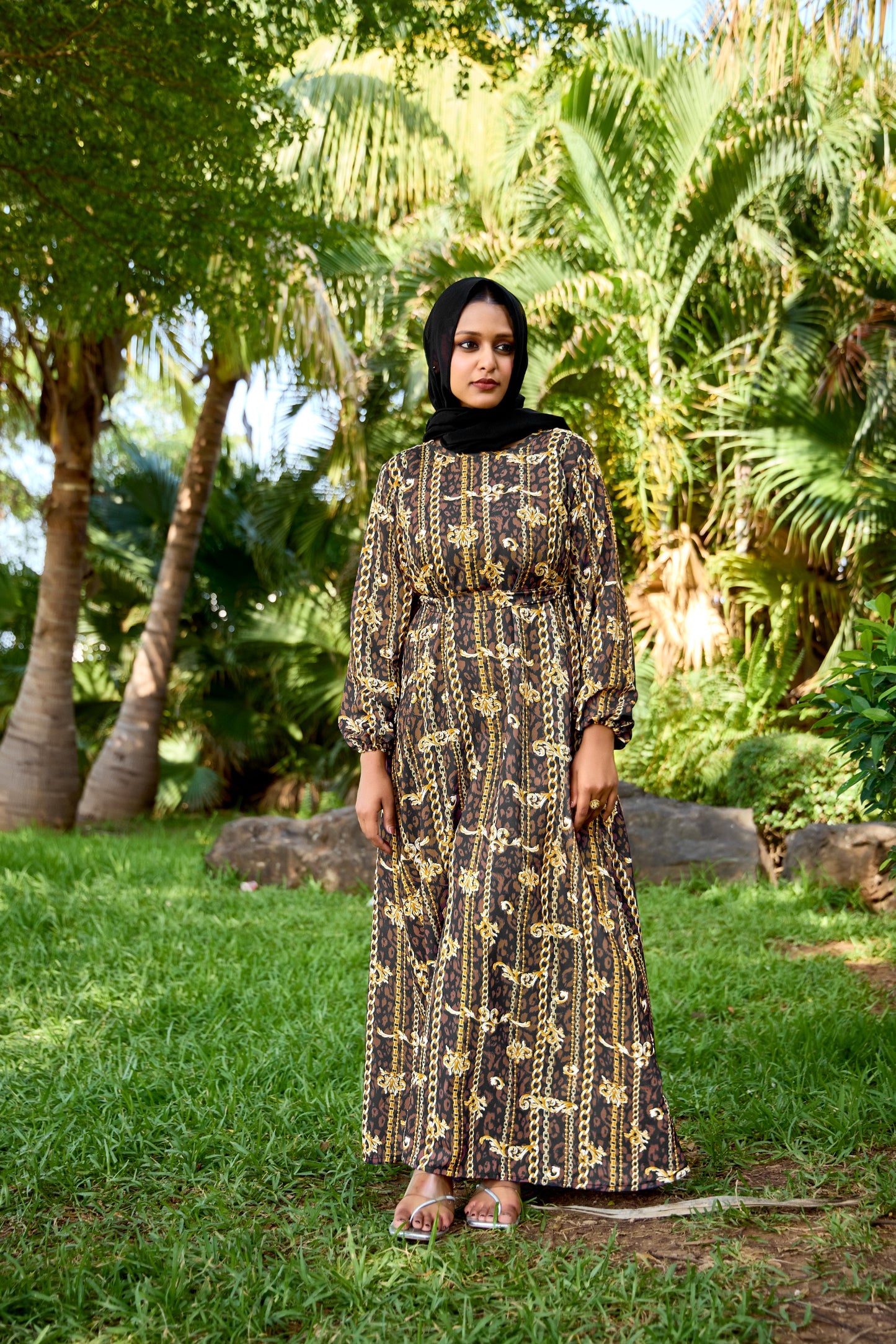 NEW DESIGN FANCY PRINTED FANCY NIDA ABAYA FOR WOMEN OR GIRLS