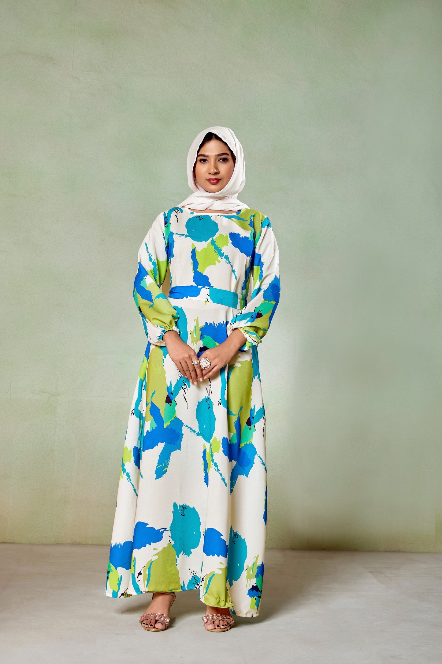 Abaya Nida Fabric Full Sleeve Length Stylish Abaya Dress for Women for Girls