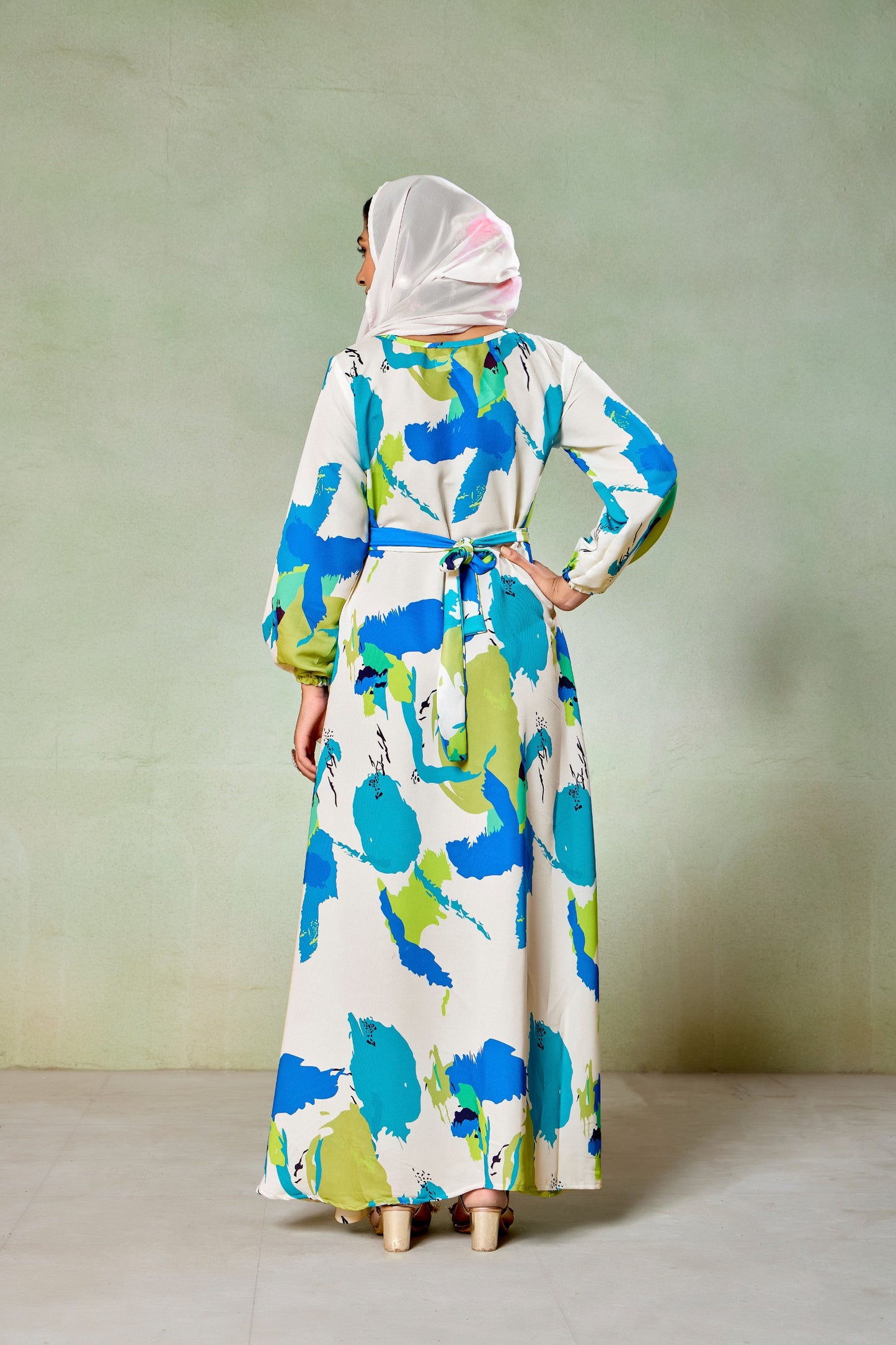 Abaya Nida Fabric Full Sleeve Length Stylish Abaya Dress for Women for Girls