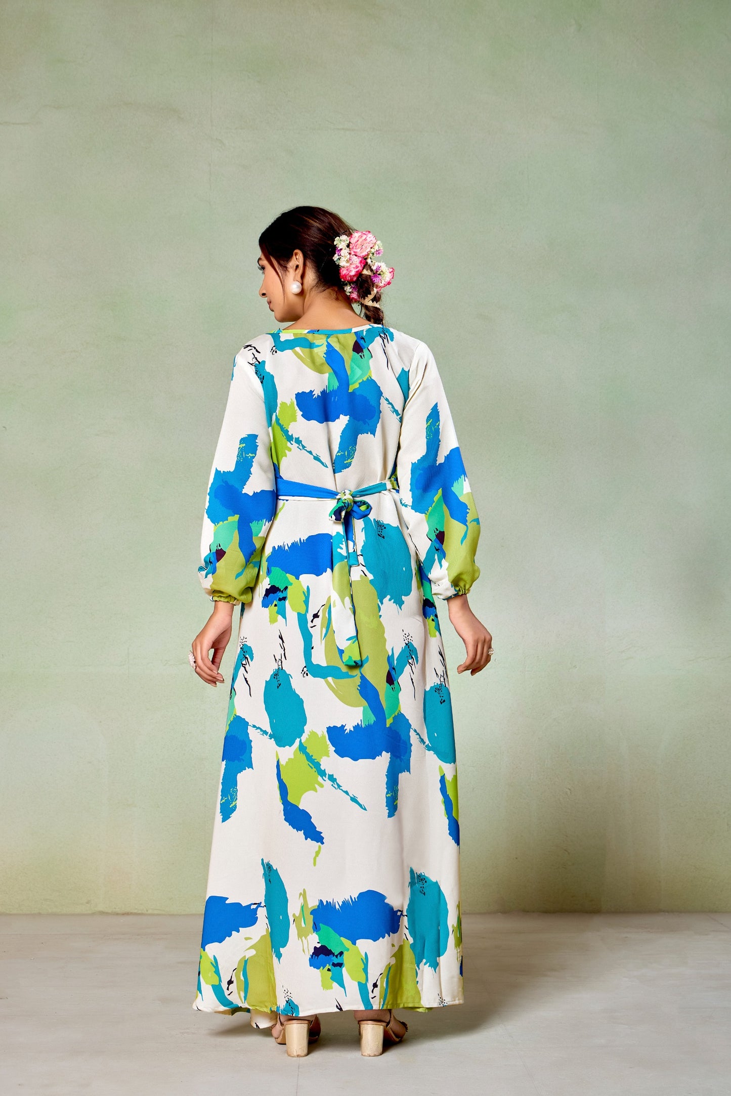 Abaya Nida Fabric Full Sleeve Length Stylish Abaya Dress for Women for Girls