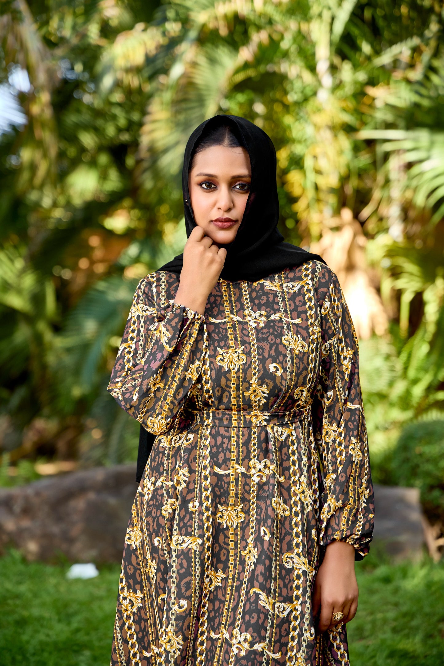 NEW DESIGN FANCY PRINTED FANCY NIDA ABAYA FOR WOMEN OR GIRLS