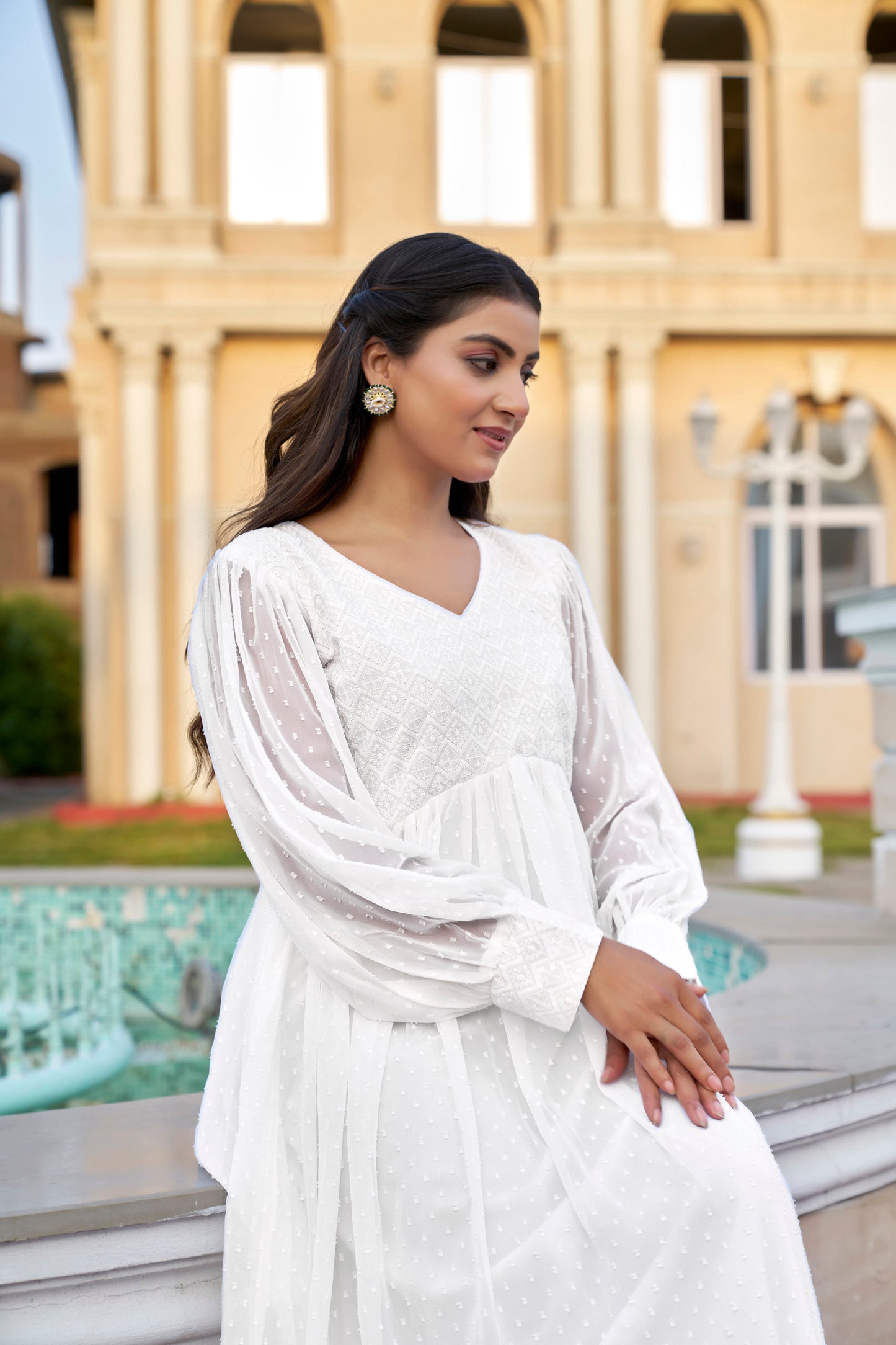 New Design Chikankari Abaya Georgette for Stylish Abaya Dress for Women& Girl's