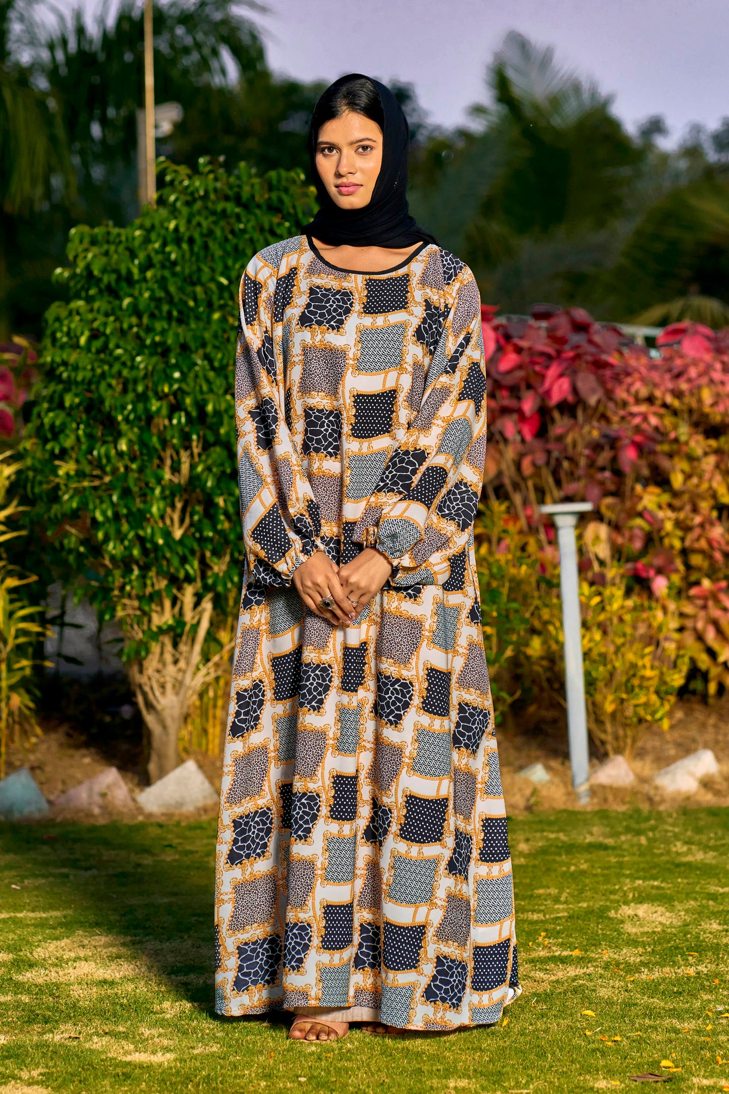 Women’s Premium Nida Fabric Abaya | 54 Inch Length Kaftan Style Loose Fit Maxi Dress | Modest Islamic Wear | Daily & Casual Abaya