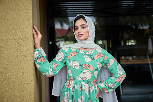 SARINKU Abaya Nida Fabric Dress for Women for Girls Abaya