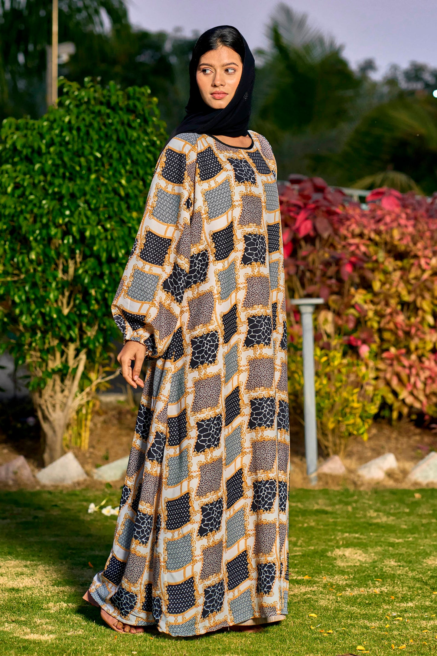 Women’s Premium Nida Fabric Abaya | 54 Inch Length Kaftan Style Loose Fit Maxi Dress | Modest Islamic Wear | Daily & Casual Abaya