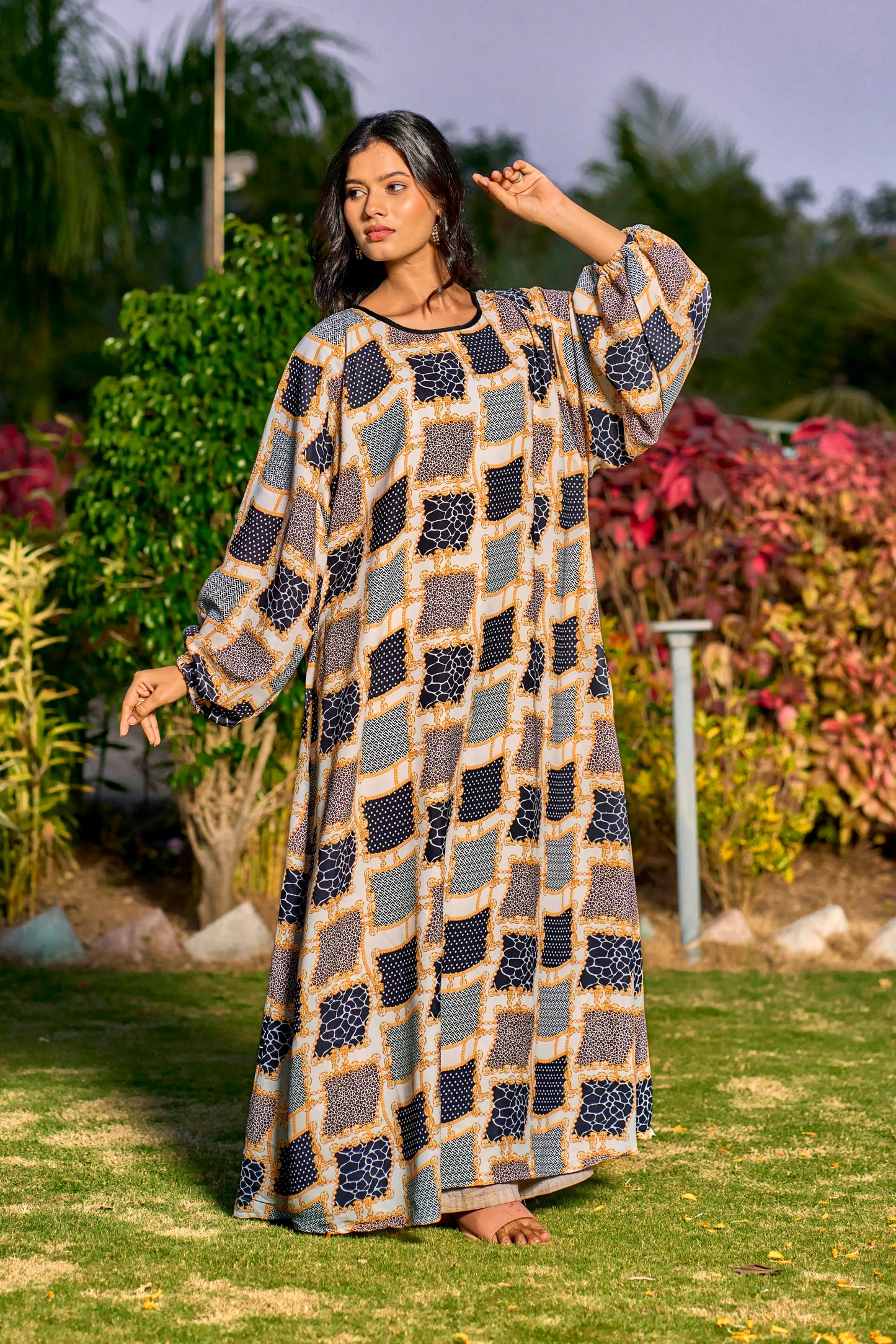 Women’s Premium Nida Fabric Abaya | 54 Inch Length Kaftan Style Loose Fit Maxi Dress | Modest Islamic Wear | Daily & Casual Abaya