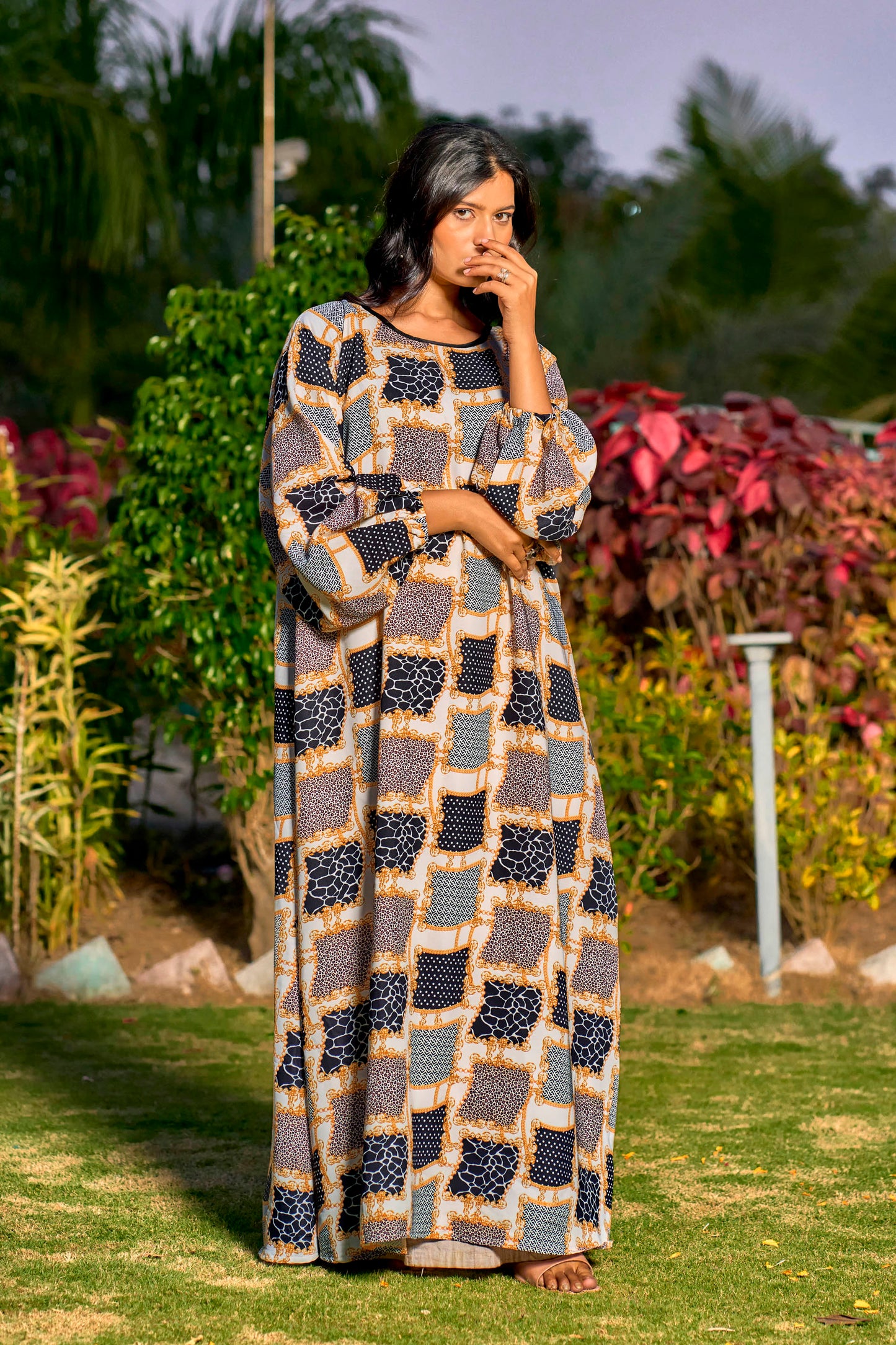 Women’s Premium Nida Fabric Abaya | 54 Inch Length Kaftan Style Loose Fit Maxi Dress | Modest Islamic Wear | Daily & Casual Abaya