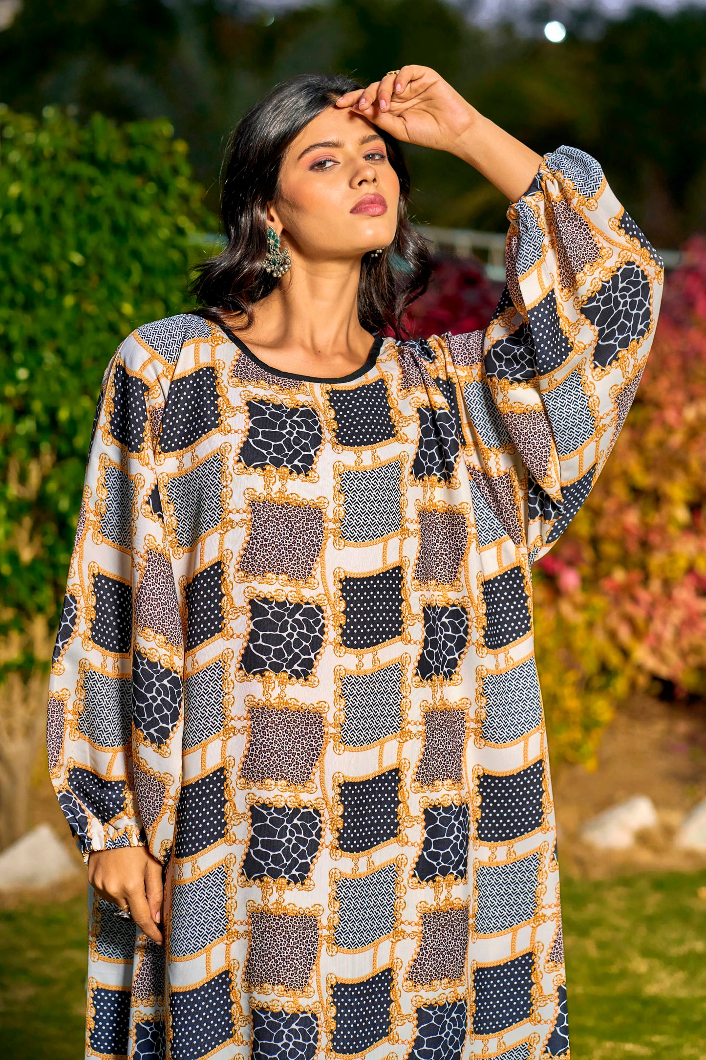 Women’s Premium Nida Fabric Abaya | 54 Inch Length Kaftan Style Loose Fit Maxi Dress | Modest Islamic Wear | Daily & Casual Abaya