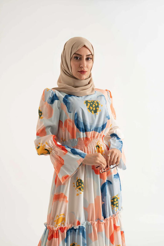 Abaya Nida Fabric Full Sleeve Length Stylish Abaya Dress for Women for Girls
